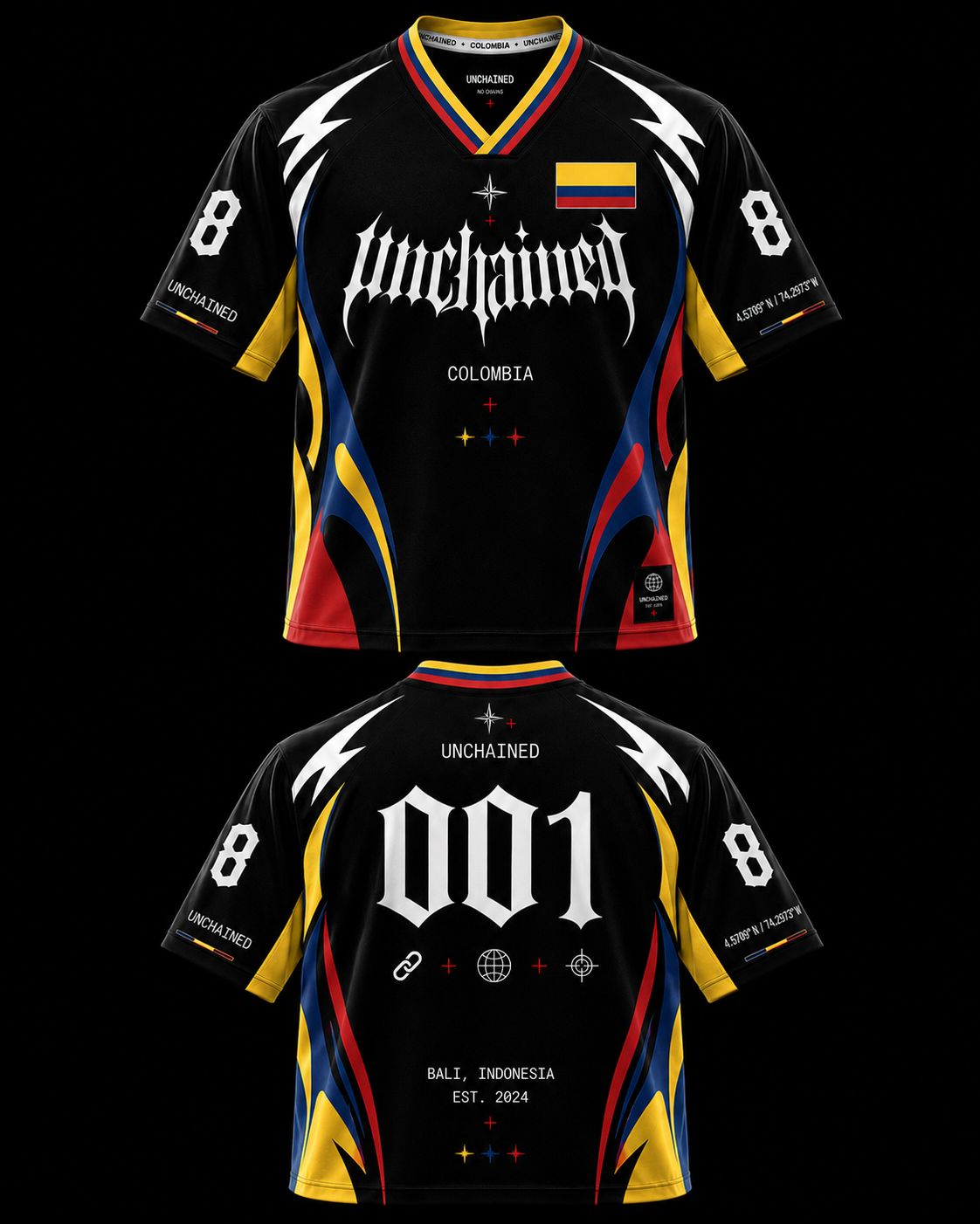 Unchained Custom Jersey — Any Country