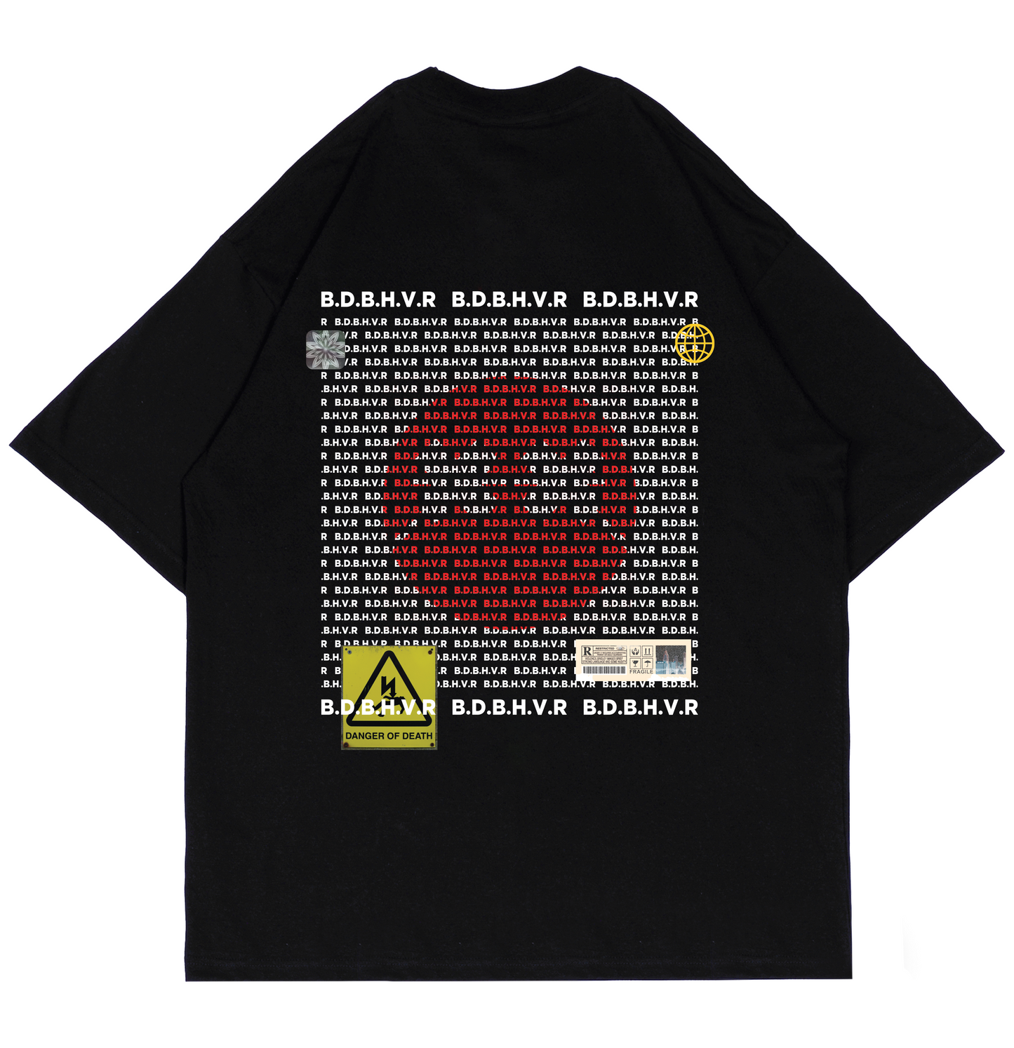 møji X B.D.B.H.V.R Electric Box Tee