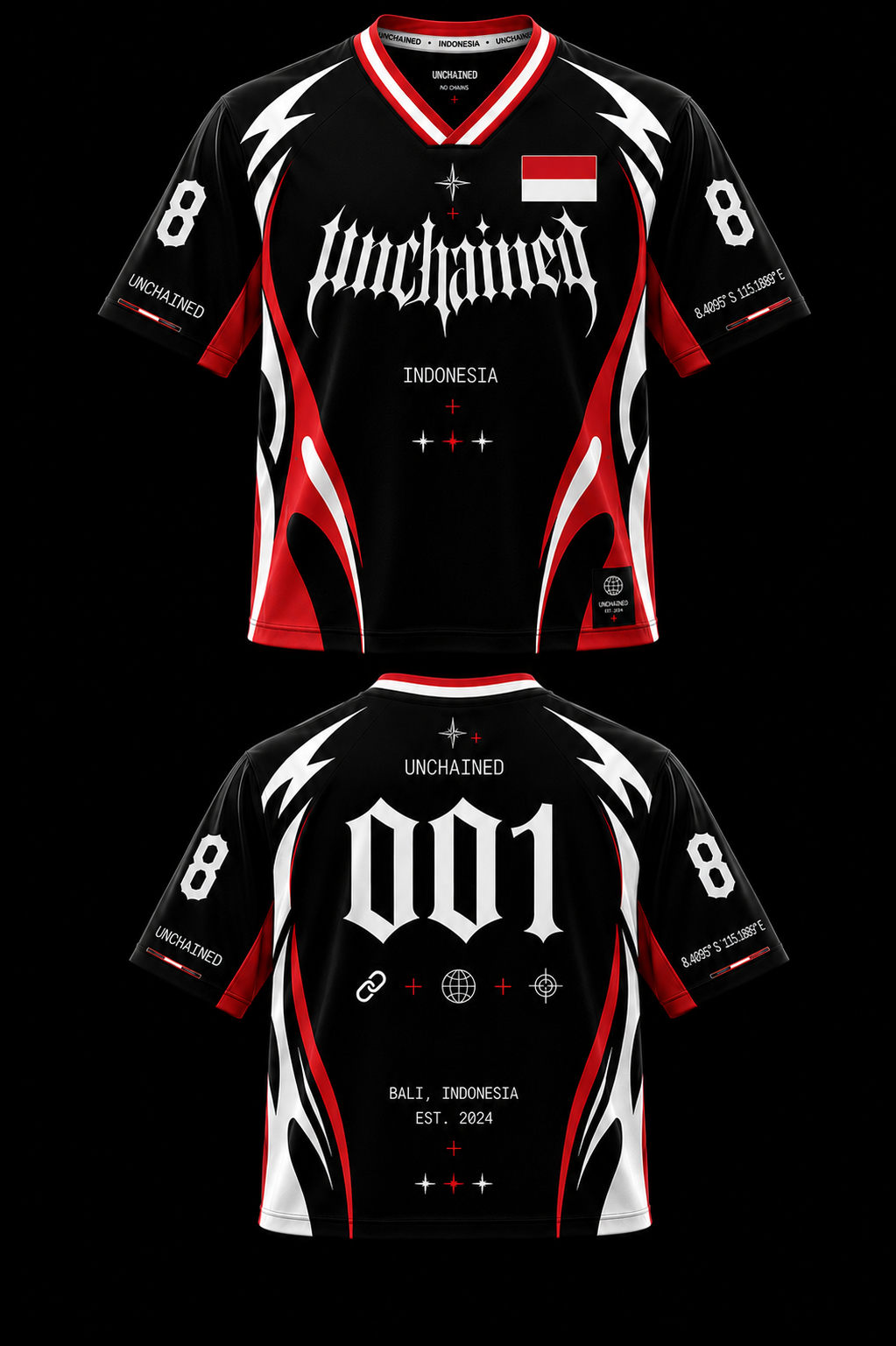 Unchained Custom Jersey — Any Country