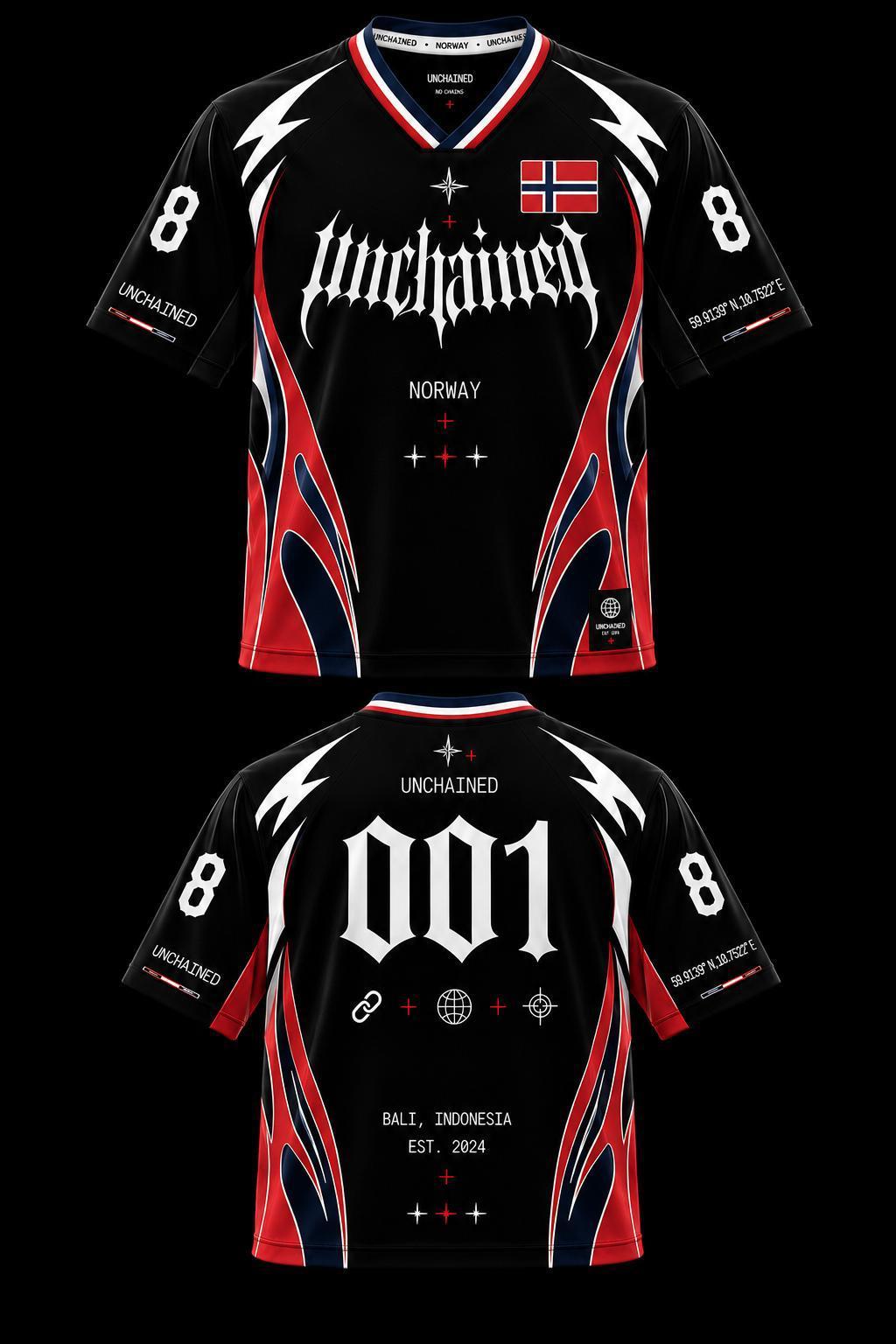 Unchained Custom Jersey — Any Country